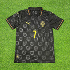 Cristiano Ronaldo Portugal 2025/26 New Season Black Football Jersey Kit