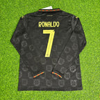 Cristiano Ronaldo Portugal 2026 New Season Black Long Sleeve Football Jersey