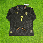 Cristiano Ronaldo Portugal 2026 New Season Black Long Sleeve Football Jersey