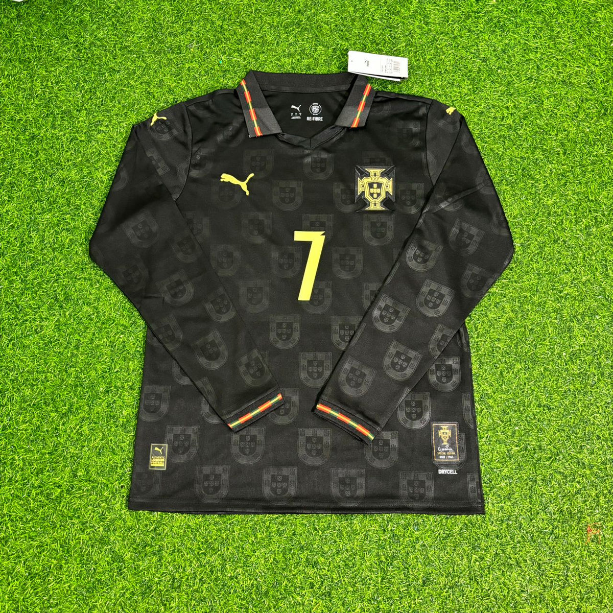 Cristiano Ronaldo Portugal 2026 New Season Black Long Sleeve Football Jersey