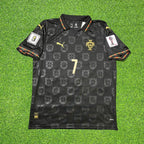Cristiano Ronaldo #7 Portugal 2026 World Cup Black Football Jersey