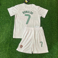 Cristiano Ronaldo Portugal 2012 White Ronaldo Kids Kit – Kit Jersey for Children – | KinderTrikot | Maillot Enfant Soccer Shirt