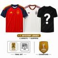 Spain Home and Away 26/27 World Cup Champion   + 1 Mistery Jersey