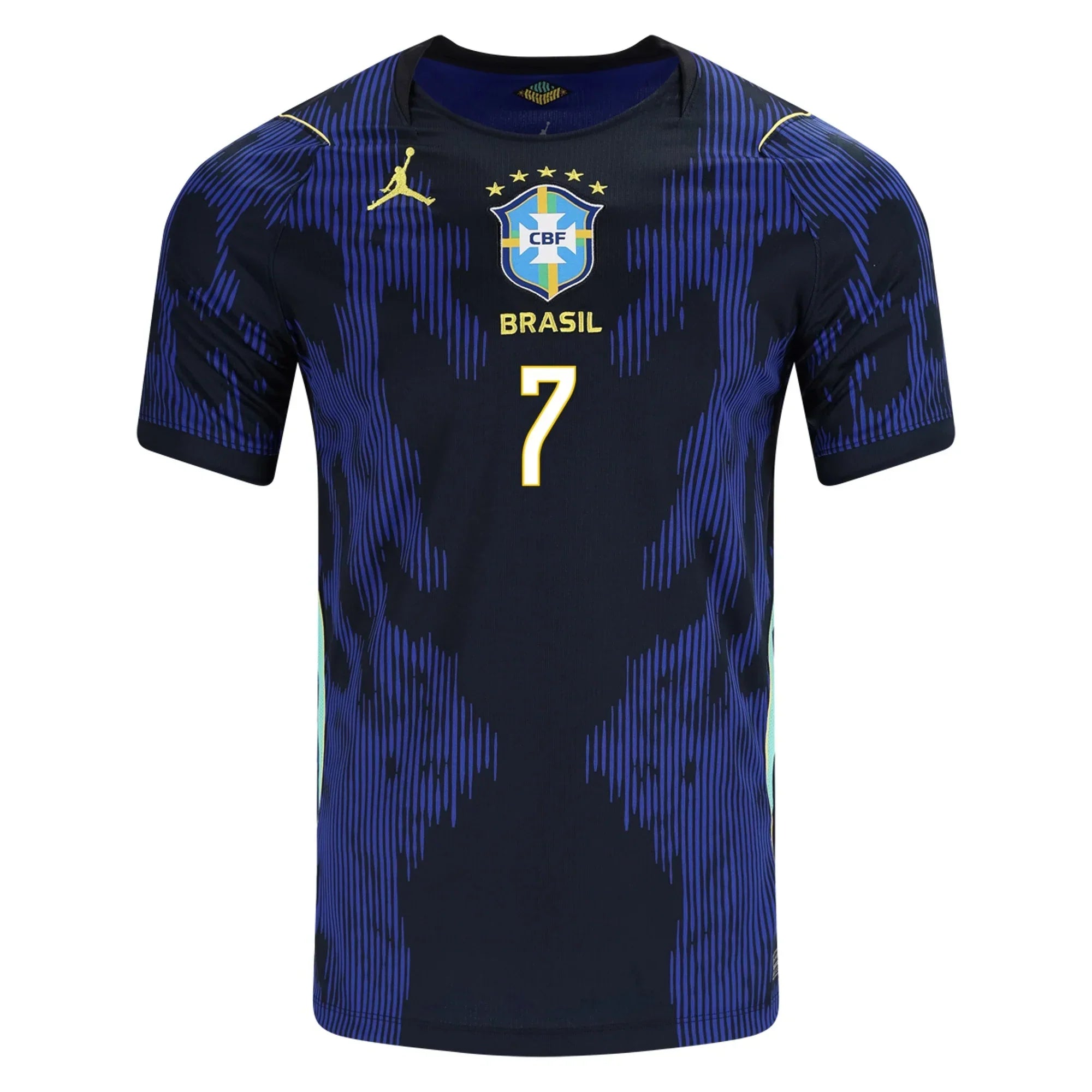 Brazil Away Blue - #Vini Jr. #7 Brasil Fan Version World Cup 2026