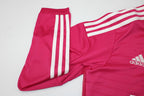 Real Madrid 2014/15 Pink Jersey Long Sleeve Retro - Patch Champions