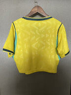 Cropped Brazil Women home 2025 - Fan Version  Brasil