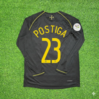 Helder Postiga Portugal 2006 World Cup Long Sleeve Black Retro Football Jersey