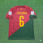 João Palhinha #6 Portugal 2022 World Cup Home Retro Football Jersey