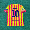 Lionel Messi 10 - Barcelona 2013/2014 Yellow Red Retro Jersey Trikot