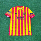 Lionel Messi 10 - Barcelona 2013/2014 Yellow Red Retro Jersey Trikot