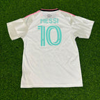 Lionel Messi New Season White Kids Jersey Soccer Shirt Trikot Soccer Shirt