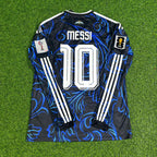 Lionel Messi Argentina 2026 World Cup Away Legacy Patch Long Sleeve Football Jersey