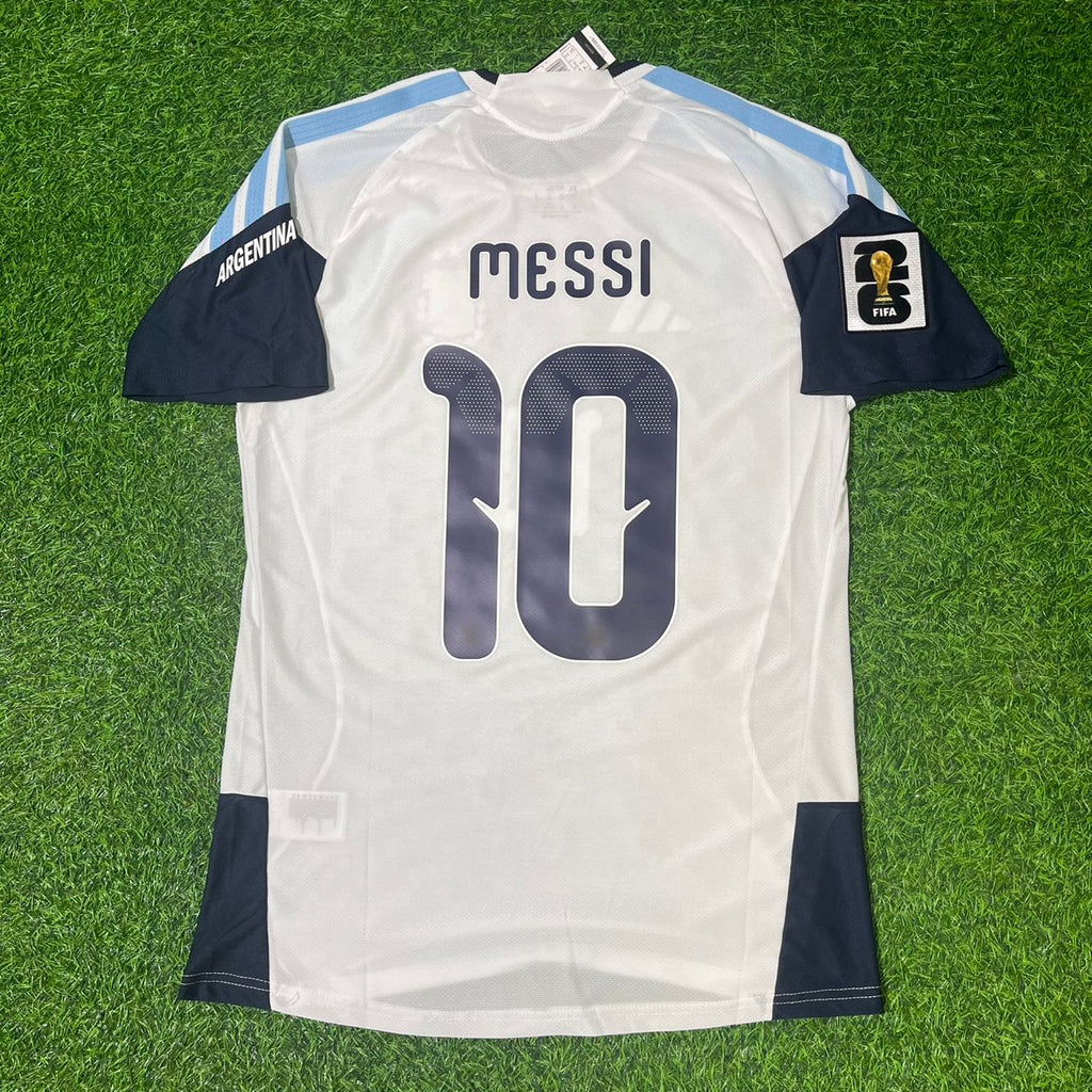 Lionel Messi Argentina 2026 World Cup White Player Version New Season Football Jersey Kit