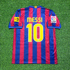 Lionel Messi Barcelona 2009-2010 Home Retro Football Jersey