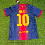 Lionel Messi Barcelona 2012/2013 Retro Home Football Jersey