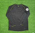Portugal 2006 World Cup Long Sleeve Black Retro Football Jersey