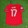 Luis Nani Portugal Euro 2012 Red Retro Football Jersey Kit