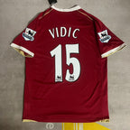 Nemanja Vidic Manchester United Kids 2006/07 Red Kit Soccer Jersey KinderTrikot Maglia Soccer Shirt
