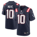 New England Patriots Drake Maye  Navy Player Game Jersey - NFL