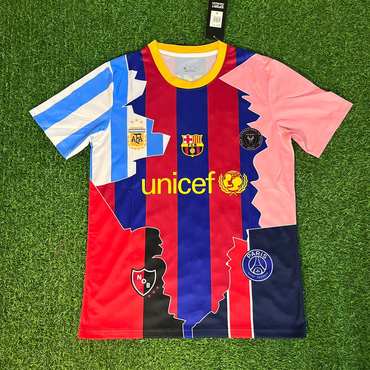 Lionel Messi GOAT Combo All Teams Special Jersey Trikot Maillot Soccer Shirt