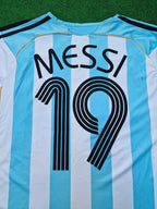 Lionel Messi Argentina 2006 World Cup Kids Retro Football Jersey