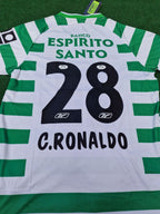 Cristiano Ronaldo First Jersey Trikot Sporting CP Lisbon 2001 2003
