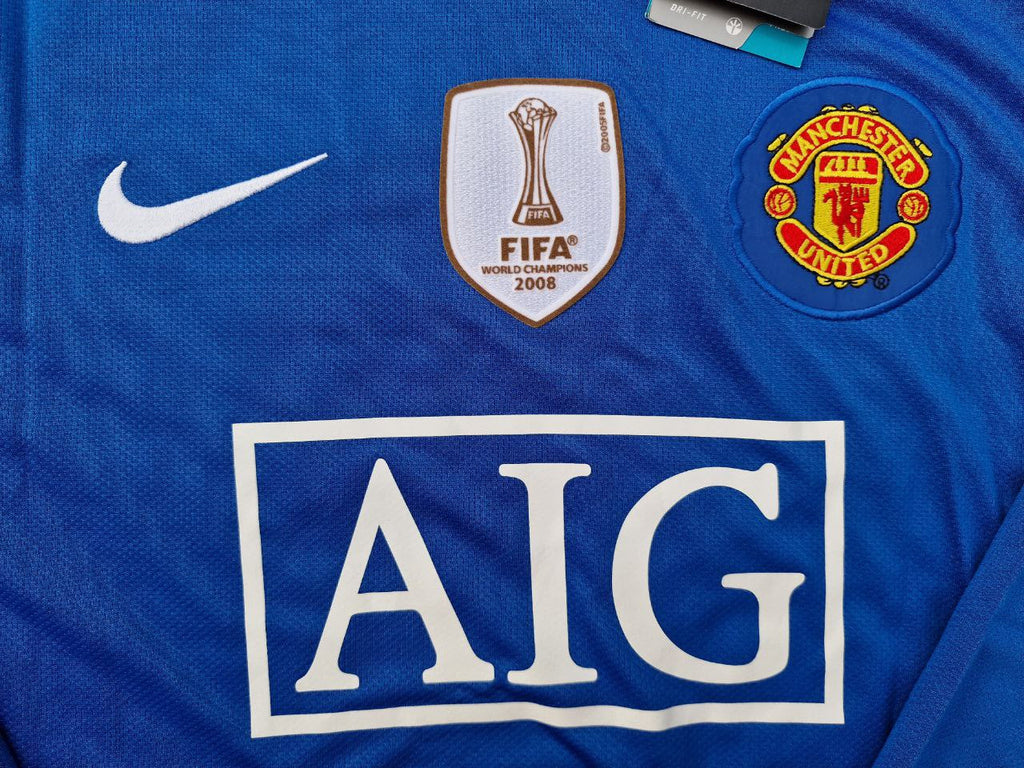 Wayne Rooney Manchester United 2008 Fifa World Cup Champions League Patch Retro Short Jersey Trikot Soccer Shirt