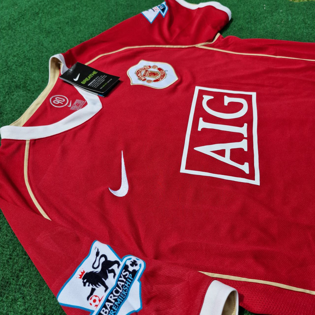 Cristiano Ronaldo #cr7 Manchester United 2006/07 Red Jersey Trikot Maglia