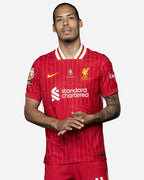 Liverpool Home Jersey 2024/2025 - CHAMPIONS 25 & Gold Trophy