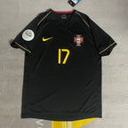 Cristiano Ronaldo #cr7 - Portugal 2006 World Cup Black Jersey Trikot