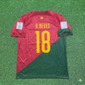 Rúben Neves #18 Portugal 2022 World Cup Home Retro Football Jersey