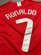 Manchester United 07/08 I Home Jersey - Long Sleeve Retro Version
